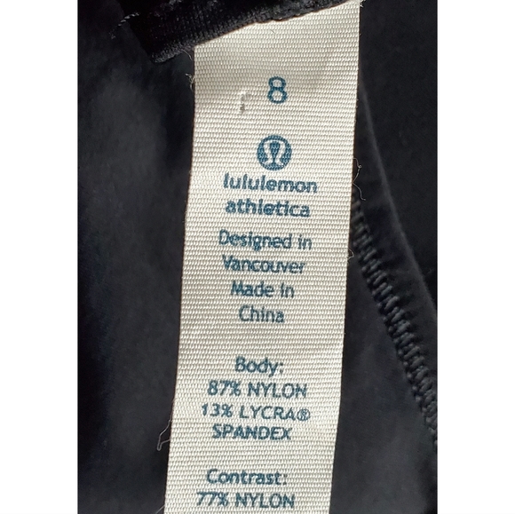 lululemon wandering yogi low back halter top size 8 in black - Picture 8 of 10
